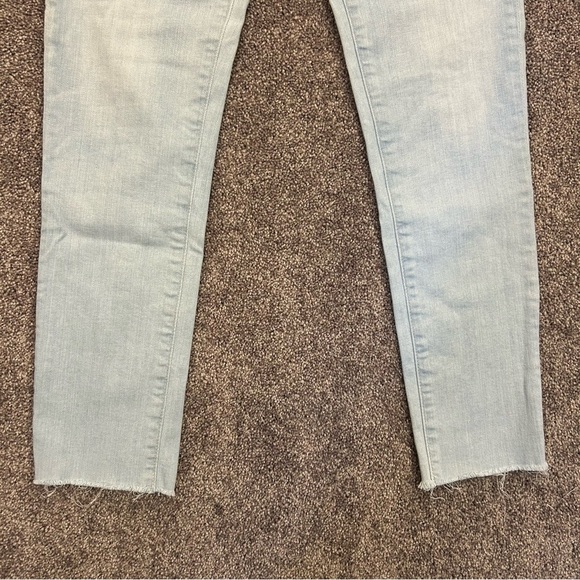 AG Adriano Goldschmied Women's Jeans Size 25 Blue Denim Prima Cigarette Crop EUC - Picture 6 of 16